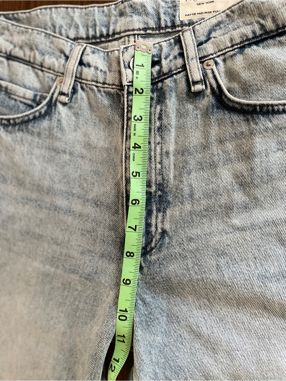 Rag & Bone Hattie Mid-Rise Full Length Jeans new size 26 - Picture 8 of 9